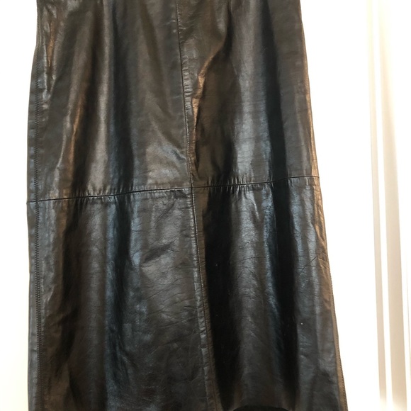💯 % Leather Skirt /Gap # 22 - Picture 9 of 9